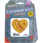 Набор для изготовления украшения-патча /Сердце/