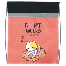Мешок д/обуви Schoolformat KITTEN DONUT 49х41 см д/девочек большой