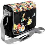 Сумка Hatber подростковая Angry Birds, размер 31х36х11