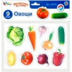 Магниты /Овощи/. Серия Магнитные истории (европодвес, 4х20шт)