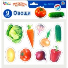 Магниты /Овощи/. Серия Магнитные истории (европодвес, 4х20шт)