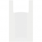 Пакет-майка OfficeClean, ПНД, 28+14*50см, 12мкм, белый 317610
