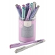Ручка гел. LOREX PASTEL Slim Soft 0,5 мм синий /пиши-стирай/ прорезин. корпус