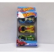 Машина металл Хот Вилс hot wheels набор СПОРТКАР 7 см, 3 шт, в ассорт, кор. - в кор.2*120наб