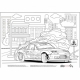 Настольное покрытие для лепки А4, АВТОМИКС-4 (НПД-8152) пластик Раскрась сам