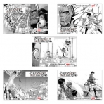 АЛЬБОМ для рисования SketchBook 30л А4ф 100г/кв.м на скобе серия -Атака Титанов_Манга-