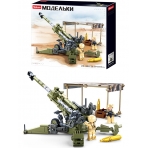 Конструктор пластиковый Sluban ModelBricks. Гаубица (258 дет., 2 фигур.) (Арт. M38-B0890)