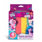 Мелки асфальтовые, 4 шт Мой маленький Пони МУЛЬТИ АРТ в кор.48наб