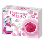 Набор для изготовления мыла. Рукодельное мыло /Розочка/