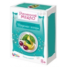 Набор для изготовления мыла. Рукодельное мыло с картинкой /Груша и вишня/
