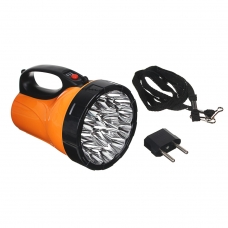 ЧИНГИСХАН Фонарь прожектор 18 ярк. LED, 3xАА / вилка 220В, пластик, 17x11 см (10702070/230821/0264403/3, Китайская Народная Республика)