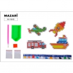 Алмазная мозаика на магните 7,5х7,5см, 4 штуки в наборе, ОПП-упаковка