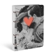 Тетрадь со см.блоком 120 л. А5+ кл. на кольцах LOREX VINTAGE LOVE инт. обл., soft touch вырубка
