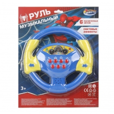 Руль музыкальный свет-звук, блист.30*24*5см ИГРАЕМ ВМЕСТЕ в кор.2*72шт