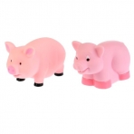 Игрушки пластизоль для купания 'Играем вместе' Свинки (выс. 6см и 5см) в сетке (русс. уп) в кор.50шт