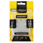 FORZA Наушники проводные вкладыши Классика, (10702070/170524/3178015, Китайская Народная Республика)