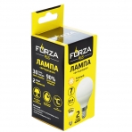 FORZA Лампа светодиодная G45 7W, E14, 560lm 3000К (10702070/110322/3091999, Китайская Народная Республика)