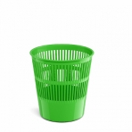 Корзина для бумаг сетчатая пластиковая ErichKrause® Neon Solid, 9л, зеленый