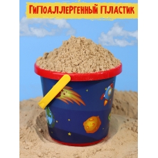 Ведро №8 с блестящей картинкой 0,85л ВЕСЕЛЫЙ КОСМОС (Арт. ИП-0802)