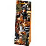 Пакет подарочный с глянцевой ламинацией 12х36х8,5 см (Bottle) Алкоголь, 157 г ПКП-9131