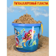 Ведро №8 с блестящей картинкой 0,85л РУСАЛКИ (Арт. ИП-0798)