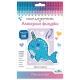 Алмазная фигурка с магнитом и ленточкой. Яркий нарвал. Арт.08279
