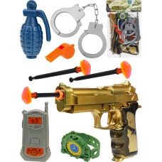 Игровой набор /Полиция/(18х30х4 см)(9 предметов,в пакете) ( Арт. Y7718473)