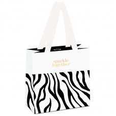Пакет подарочный 20*20*10см MESHU /Animal print/, отд. фольгой, матовая ламинация