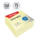 Самоклеящийся блок Berlingo /Ultra Sticky/, 50*50мм, 240л, желтый LSn_40100