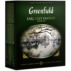 Чай Greenfield /Earl Grey/, черный с бергамотом, 100 фольг. пакетиков по 2г 0584-09