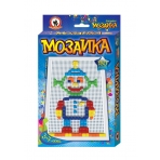 Мозаика фигурная /Пришелец/ 180 эл, Треуг + Квадр, Большая плата*