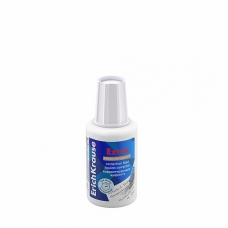 Корректирующая жидкость с кисточкой ErichKrause® Extra, 20г (в пластиковом поддоне по 10 шт.)