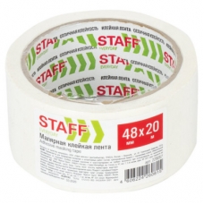 Клейкая лента малярная креппированная 48 мм x 20 м, STAFF EVERYDAY, 229057