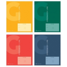 Тетрадь 12л., клетка Greenwich Line /Color theory/, 80г/м2 N5c12-29780