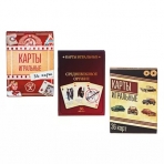 LADECOR Карты игральные /Наша ностальгия/, 36шт, 6,3х8,8см, бумага, 3 дизайна (10511010/180521/0080200/5, Китай)