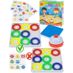 Игра наст./Цвето-табло/(21х20,5х4,6 см)(2 игр.диска,1 колокол,30 карт.,16 кружков)(Арт. Y25458026)