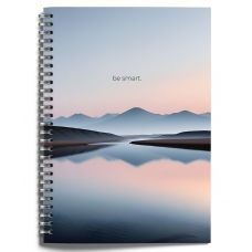 Тетрадь 120 л. А4 кл. греб. INFORMAT BE SMART офс. мел. карт., мат.лам.