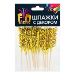 FNtastic Набор шпажек с декором, 12 шт, 10,5 см, фольга, 2 цвета (10702070/241022/3362229, Китайская Народная Республика)