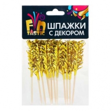 FNtastic Набор шпажек с декором, 12 шт, 10,5 см, фольга, 2 цвета (10702070/241022/3362229, Китайская Народная Республика)