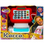 Касса свет-звук, калькулятор, кор.24*19,5*14,5см ИГРАЕМ ВМЕСТЕ в кор.2*18шт