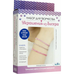 Набор для Творчества. Украшения из бисера. Стеклярус /Нежные пионы/ Арт. 08000