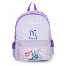 Рюкзак Schoolformat SOFT 2 BUBBLE TEA 21 л сирен. 42х31х16 см мягкий 2 отд. молния д/девочек