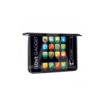 Папка для тетрадей Пластиковая А4ф Hatber 2 отделения на молнии -I Love Gadget-   в индив.упак.