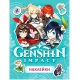 Genshin Impact. Наклейки (голубая)