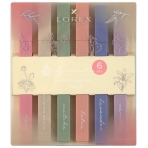 Набор текст.марк. LOREX Aromatic FLORAL 1-4 мм ассорти пастель скошенный 6 шт
