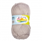 Пряжа ALPINA /ARIEL/   98% акрил, 2% пайетки     50 г  150 м ± 10 м 08 св.серый (10702070/190221/0042702/2, КИТАЙ)