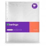 Папка-вкладыш с перфорацией Berlingo /Squares/, А4, 40мкм, рельефная текстура, матовая SPs_A4040 (10702070/070425/5117581/1, Китайская Народная Республика)