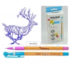 Ручка шариковая SILVANO, СИНЯЯ, серия Smart Ink, чернила на масляной основе (Индия), игольчатый пиш.узел 0.7мм (Индия), корпус пластиковый цветной, с резиновым грипом, сменный стержень 144мм, картонная упаковка