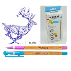Ручка шариковая SILVANO, СИНЯЯ, серия Smart Ink, чернила на масляной основе (Индия), игольчатый пиш.узел 0.7мм (Индия), корпус пластиковый цветной, с резиновым грипом, сменный стержень 144мм, картонная упаковка