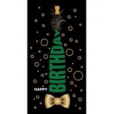 Конверт для денег /Happy Birthday/ (игристое) 1-05-0258